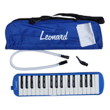 Melodica Piano Leonard M32abl 32 Notas Azul Musicapilar