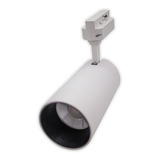 Spot Led Para Riel Blanco 20w Luz Calida Exhibicion