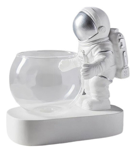 Zz Planta Terrario Transparente Vaso De Vidrio Astronauta