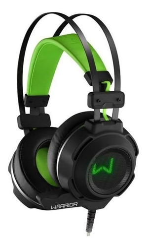 Headset Gamer Warrior Arco Usb-p2 Stereo Verde Ph225