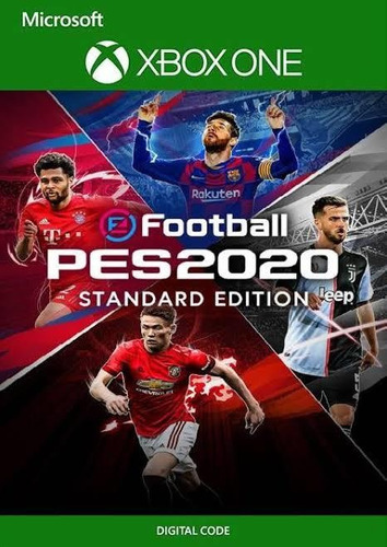 Efootball Pes 2020 Xbox One - Xls - Code 25 Dígitos Global