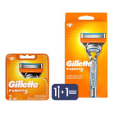 Aparelho Gillette Fusion5 + 2 Cargas - Fita Lubrificante 