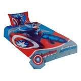 Sabanas Infantiles Marvel - Capitán América - 100% Algodón