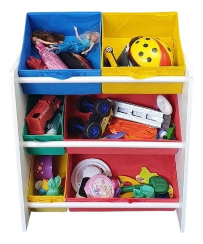 Organizador Infantil Caixa Guarda Brinquedos Creche Escola 