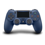 Control Joystick Inalámbrico Sonydualshockps4 Midnight Blue