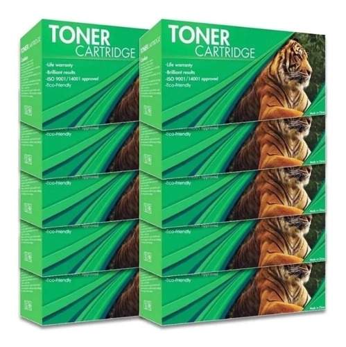 Kit 10 Toner Generico Tn1060 Dcp-1512/ 1602/hl-1110/hl-1112