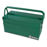 Caja Herramientas Sata Metalica 17  Tipo Acordeón Verde St95