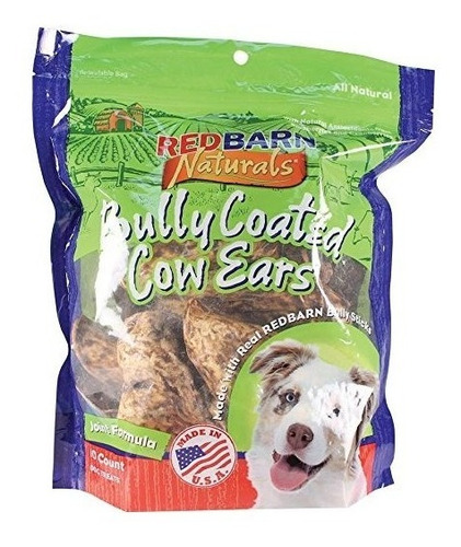 Red Barn Naturals Bully Orejas De Vaca Coated 10ct