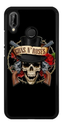 Funda Protector Para Huawei Guns And Roses Logo Rock 