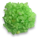 Substrato Aquários Cascalho Quartzo Verde Fluorescente 10kg