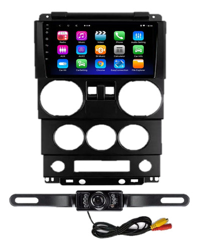 Estereo Jeep Wrangler 07-10 Android Carplay  Camara 2 Prtas 