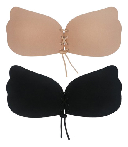 Bra Brasier Strapless Push Ups Invisible Sin Tirante, 2 Uds