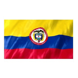 Bandera De Colombia Tifón 1mtr X1.5mtr El Escudo Colombiano