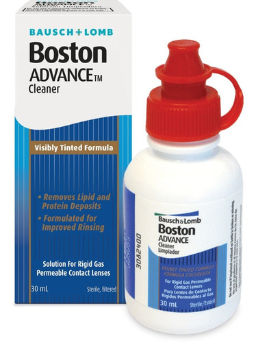 Boston Advance Cleaner Solución Limpiadora Lentes De Contacto 30ml