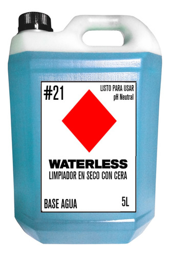 Waterless Ecotech 5 L Lavado En Seco Auto Detailing