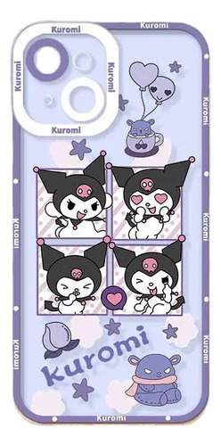 Funda De Silicona Suave Kuromi Para iPhone 14 Pro Max 13 12