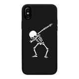 Funda Uso Rudo Tpu Para iPhone Calavera Fortnite Negro Blanc