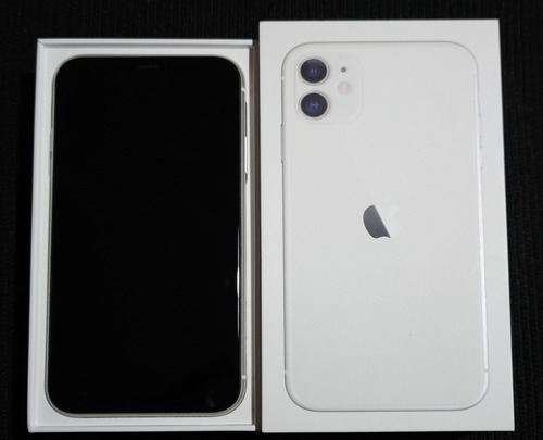 iPhone 11 128g Color Blanco Con Caja 86% Batería. Excelente 