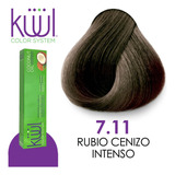 Tinte Kuul Profesional Tono K7.11 Rubio Cenizo Intenso 90 Ml