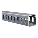 Cablecanal Ranurado Fino - 15x30mm - Gris - 2mts