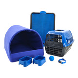 Kit Cachorro Gato Caminha Tunel Transporte Sanitário Grande