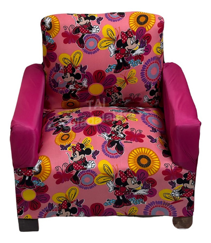 Sillon Infantil Para Niña Min Nie Niño Personaje Caricatura