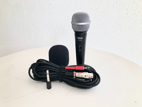 Microfone Shure Sv100 Dinâmico Cardióide (semi-novo)