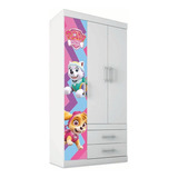 Guarda Roupa Star Infantil Com 3 Portas Patrulha Canina Skey