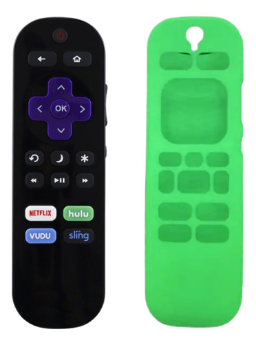 Control Compatible Para Hisense Roku Pantalla  mas Protector