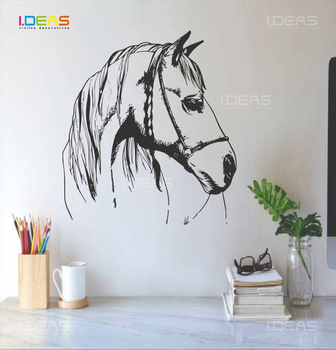 Vinil Decorativo Caballo Horse Silueta Caballo Sticker