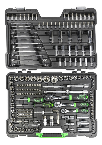 Kit De Herramientas De 216 Piezas Jbm54045 Dados Hexagonales