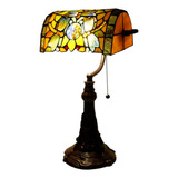 Lámpara De Escritorio Antiguas Con Diseño De Libélula De Ros