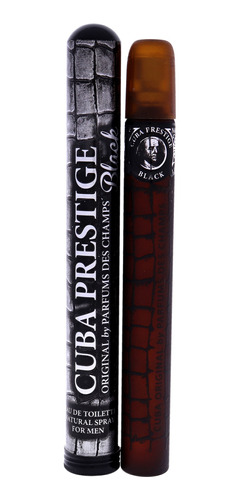 Cuba Prestige Black De Cuba Para Hombre, Aerosol Edt De 1.17