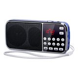 Prunus J-189 Radio Fm Bluetooth Am, Pequeña Radio Portátil -