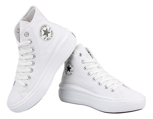 Tênis Converse Chuck Taylor All Star Move Hi Branco