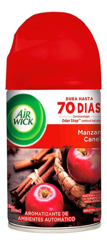 Repuesto Aromatizante Air Wick Freshmatic Manzana Y Canela 250 Ml