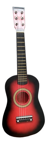 Guitarra Roja 40 Cm Para Niños Y Niñas 