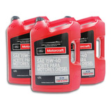 Garrafa De Aceite 15w40 Para Diesel 3 Pz