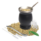 Beruth Bombilla Yerba Mate Gourd, Juego De Tazas De Te De Ac