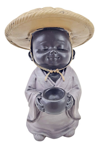 Niño Buda Bebe Budismo Zen Figura Deco Feng Shui Zn Ct