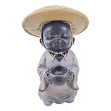 Niño Buda Bebe Budismo Zen Figura Deco Feng Shui Zn Ct