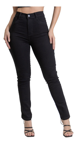 Calça Jeans Feminina Skinny Sawary Levanta Bumbum 