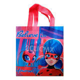 12 Bolsas Dulceros Bolo Fiesta Infantil Ladybug Cat Noir