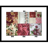 Servilletas Decoupage Set X 8 Importadas Rosas Y Pascua