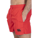 Short De Baño Canterbury Waikato Rojo