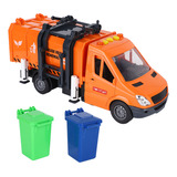 Vehículo Modelo Camión De Basura De Saneamiento Juguetes De