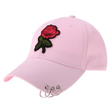 Boné Aba Curva Fivela Strapback Argolas Piercing Nova Moda