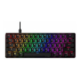 Teclado Gamer Hyperx Alloy Origins 60 Qwerty Red Ingles Us C