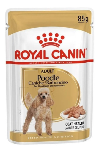 Royal Canin Dog Pouch Caniche Poodle 12 X 85 Gr Mascota Food