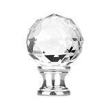 Cristal De Diamante Roscado Lámpara Sombra Florón Dec...